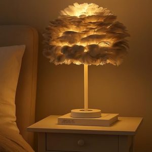 The Better Home Feather Shade Table Lamps